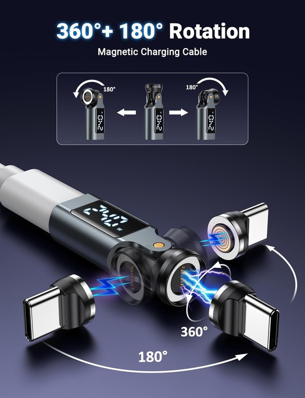 USB C Magnetic Adapter 240W for Laptop, Tablet, Smartphone gallery