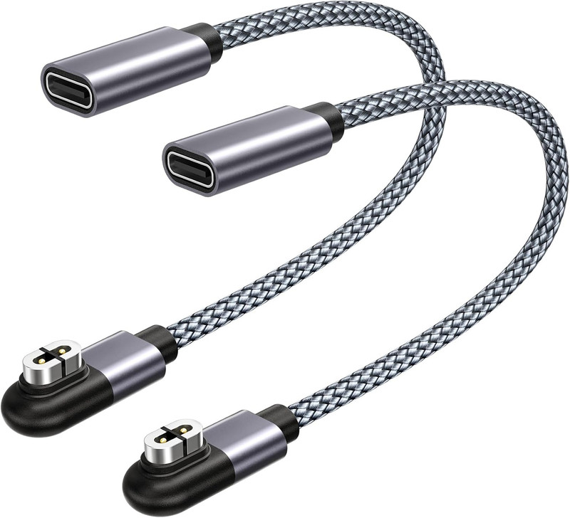 RUXELY USB C to Shokz Charging Cable Adapter 2Pack,Aftershokz Headphone Charger,