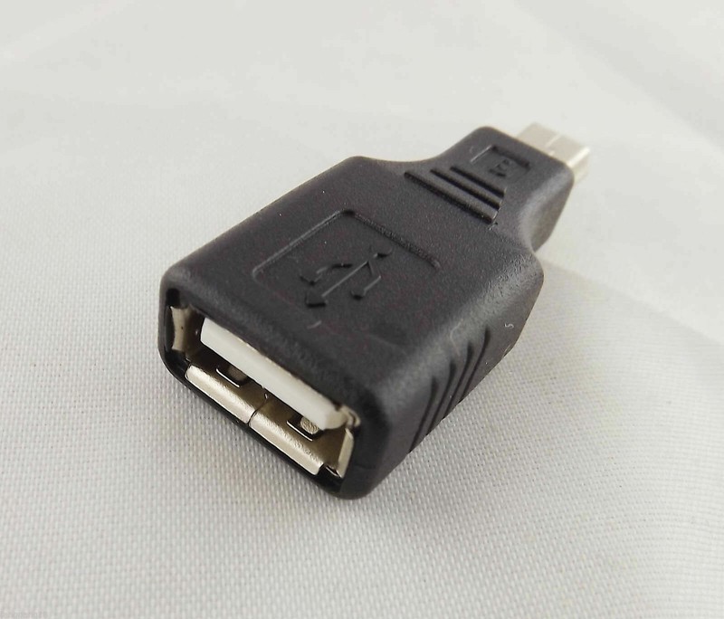 10pcs F/M USB 2.0 A Female To Mini USB B 5 Pin Male Plug OTG Adapter Converter gallery