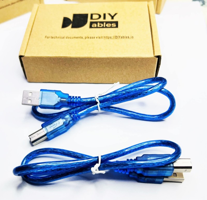 USB Cable for Arduino Uno Mega USB 2.0 Cable Type A/B Adapter 2 PCS gallery