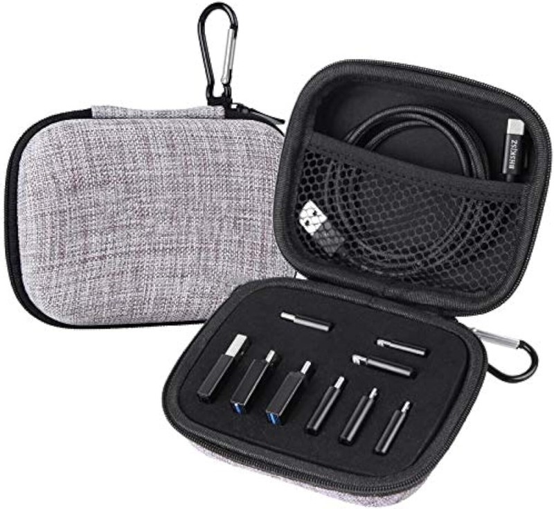 10-Piece USB Type C Adapter Kit with Case & Carabiner for Travel Efficiency gallery