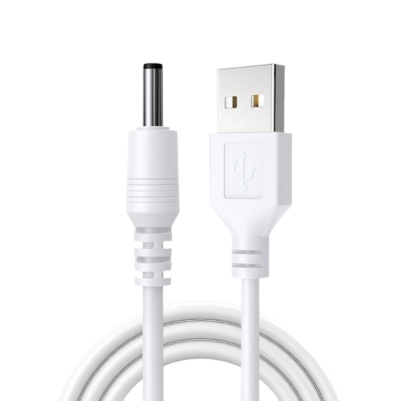 USB To DC3.5×1.35mm Charging Line 80cm Durability PVC Portable Device Charging