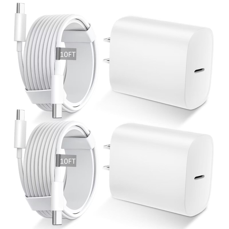 iPhone 17 16 15 Charger Fast Charging USB C Charger Type C Chargers with 10 F…