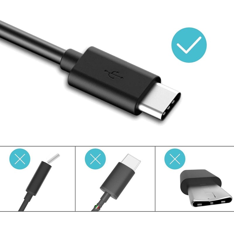3pcs Short 6inch USB-C to USB 2.0 Charging Charger Data Sync Cable for SAMSUNG gallery