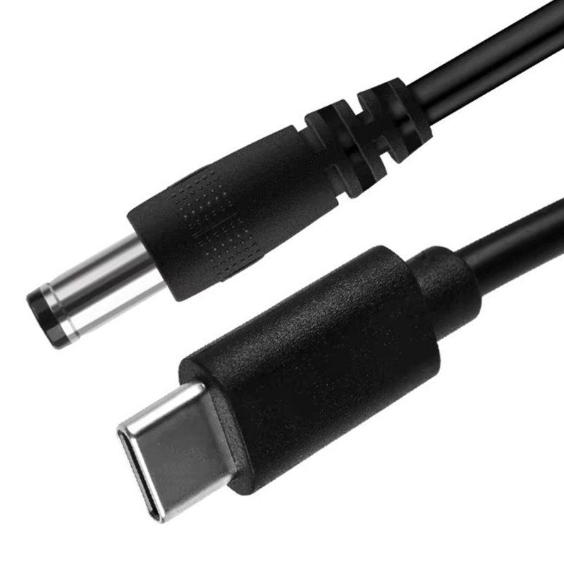 High Efficiency USB C to DC5.5x2.1mm 12V Power Cord for Small Appliances gallery