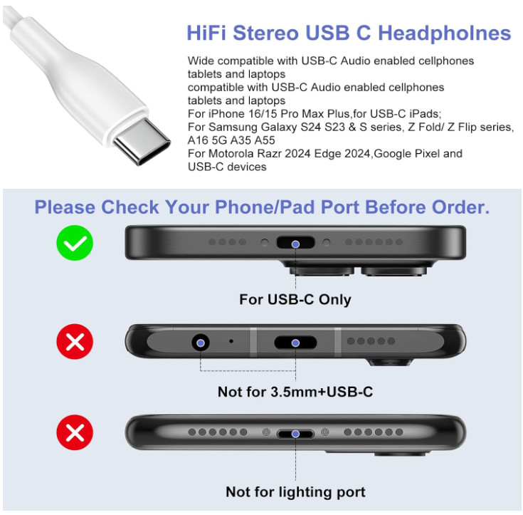 for iPhone 17 16 Aux Cord for Car, USB C to 3.5mm Headphone Jack Adapter | Car S gallery