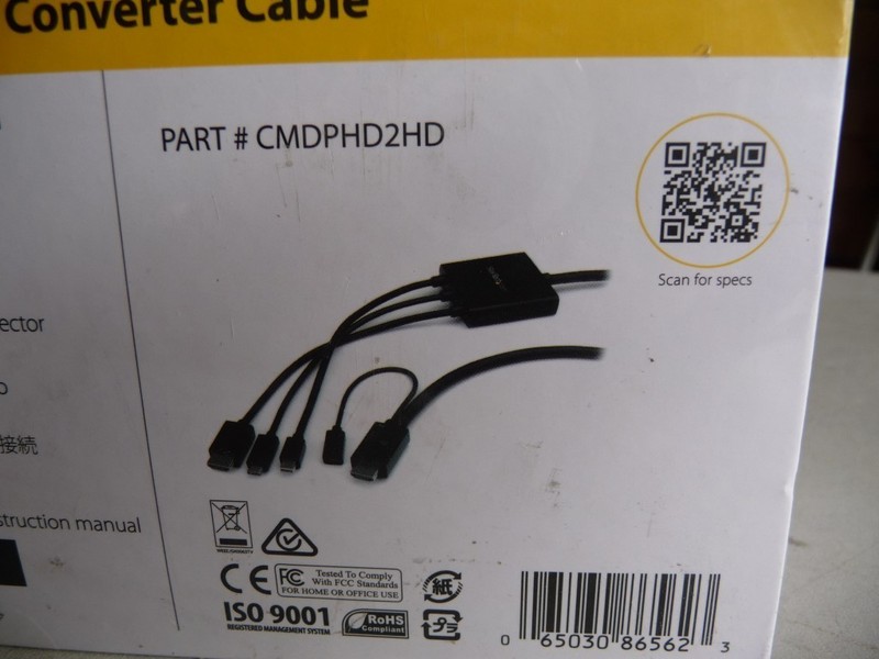 AU SELLER NEW StarTech CMDPHD2HD 2m USB-C / HDMI or Mini DisplayPort to HDMI gallery