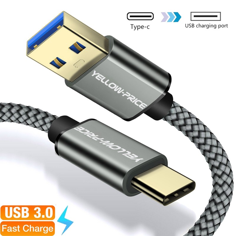 USB Type-C 3A Fast Charger Cable Lot for Samsung S20+ Ultra/Fold/Note 10+/9/8