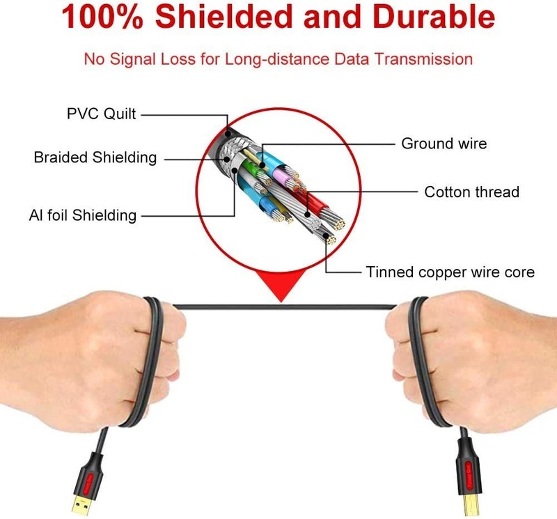 USB 3.0 Cable A Male to B Male 12 ftSuperspeed USB 3.0 Type A to B Male Cable gallery