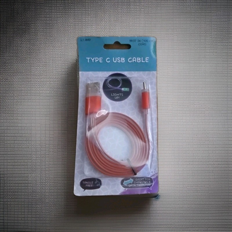 Type C Usb Cable Light Up 39.7 Inches