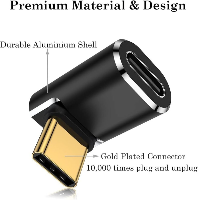 High-Performance USB Type C 90-Degree Connectors for MacBook, Steam Deck & More gallery
