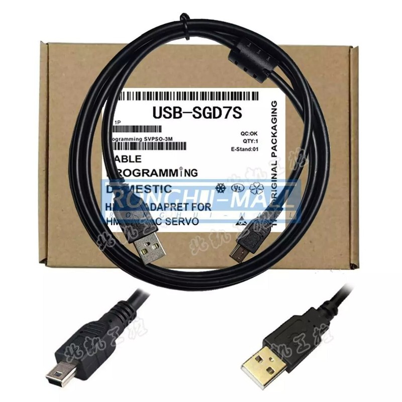 USB-SGD7S/SGDV servo driver CN7 port debugging download data cable 3M gallery