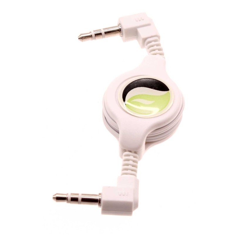 For Samsung Galaxy A15 5G/A14 5G/A13 5G – Retractable Aux Cable 3.5mm Adapter