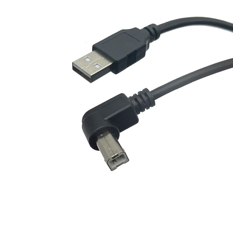 Seadream Right Angled USB Printer Cable;USB 2.0 A to Right Angle USB 2.0 Type... gallery