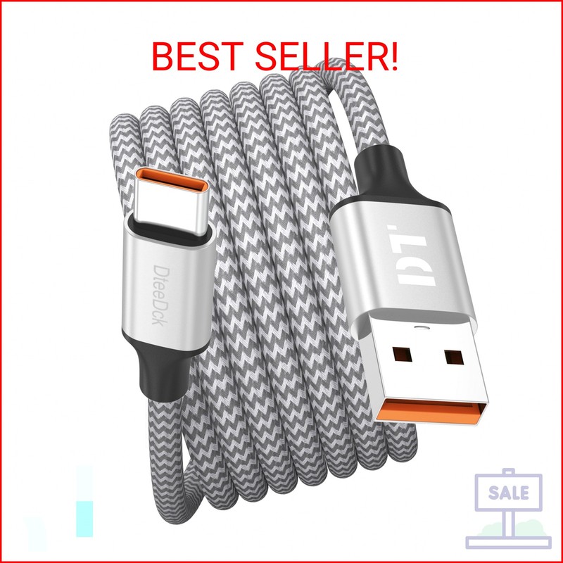 USB C Cable 15 ft Extra Long, USB A to USB C 18W Fast Charging Cables, 480Mbps S