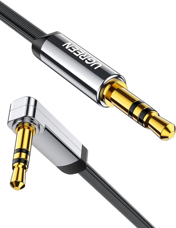 3.5mm Audio Cable Stereo Aux Cord 90 Degree Right Angle, Compatible with Beats gallery