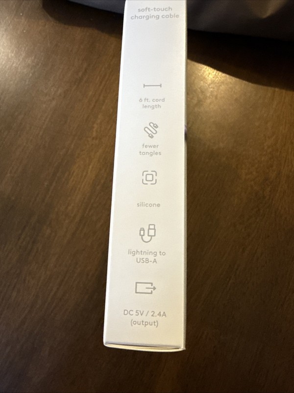 Heyday 6ft USB-A to USB-C Cable- Purple gallery