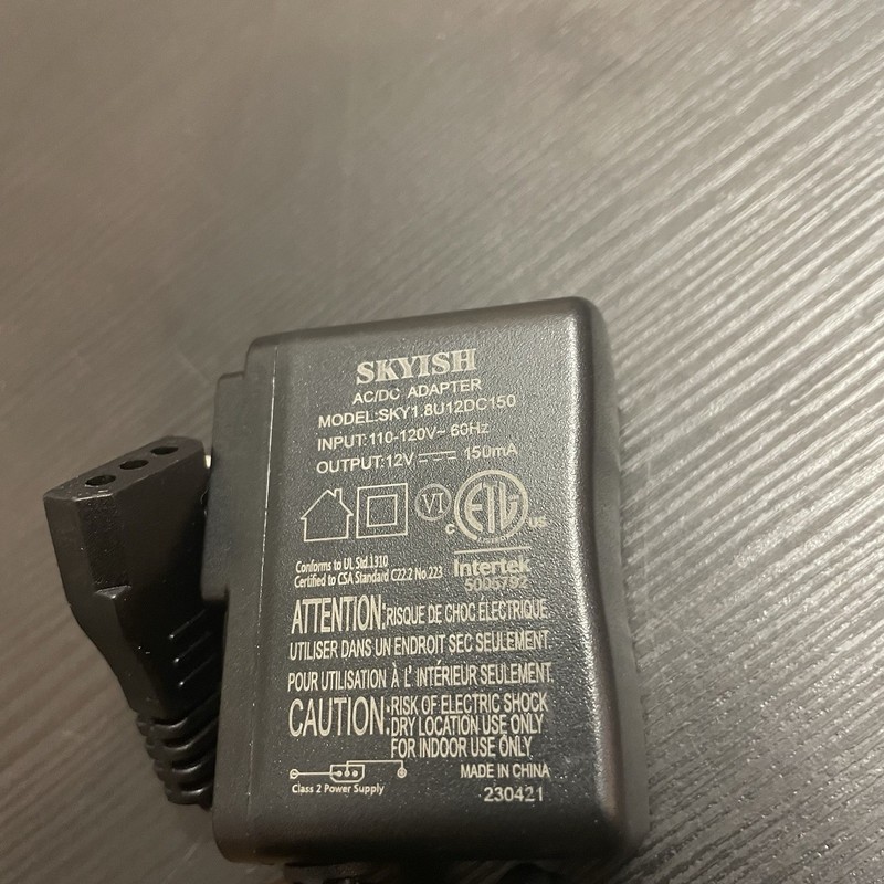 ✅Skyish SKY1.8U12DC150 12V 150mA AC Adapter 3-Pin Power Supply Cord #️⃣0606 gallery