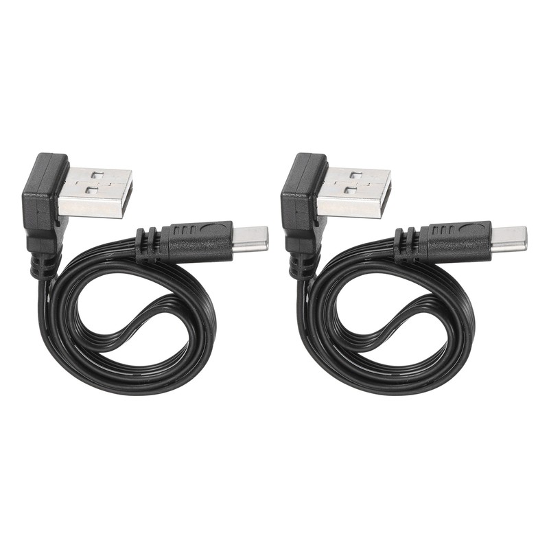 90 Degree USB A to USB C Cable, 11.8″ UP&Down Angle USB A to USB C Cable
