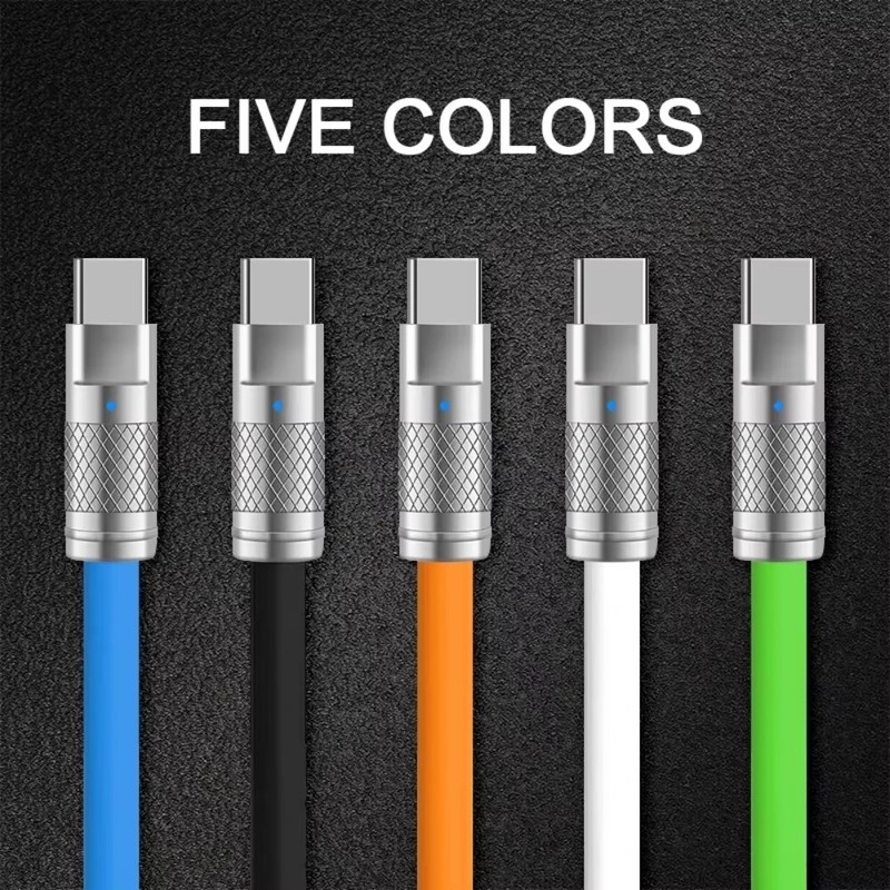 MVQF 6A S Charge 120W USB Cable Type-C To iOS Lighting Liquid Silicone gallery