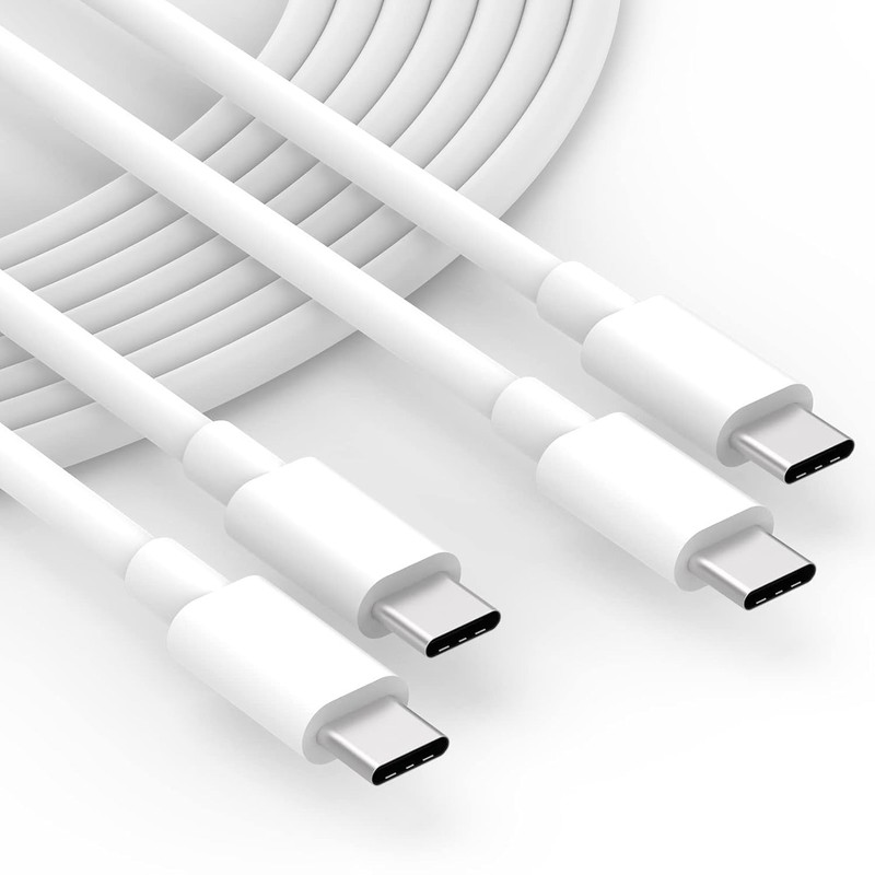 2 Pack 10ft 100W USB C to USB C Cable for MacBook Pro/Air Charger, iPad Pro, …