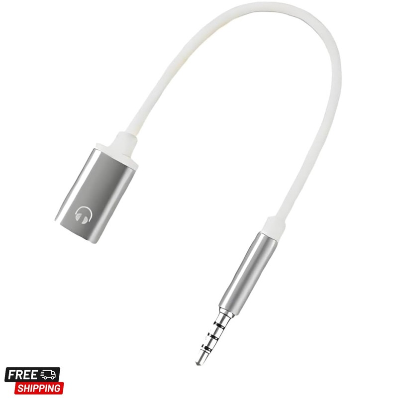3.5mm Male to USB C Female Audio Adapter, Only Analog Audio Aux Jack Cable fo...