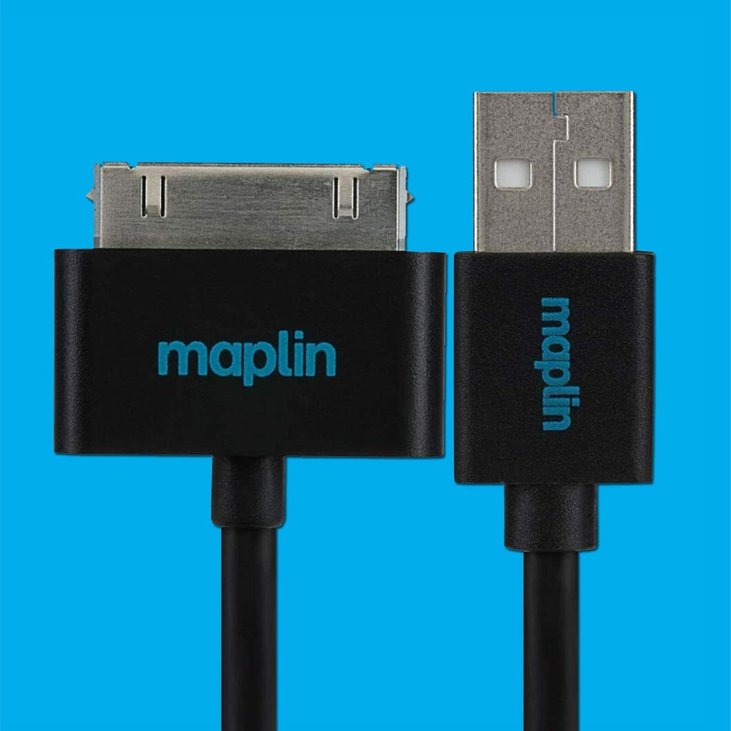 Maplin 1.5 Meters 30 Pin To USB Cable For Old Samsung Tablets