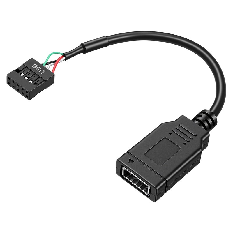 Motherboard USB 2.0 to Front Panel Cable for New PC Case, Front Panel Connect…