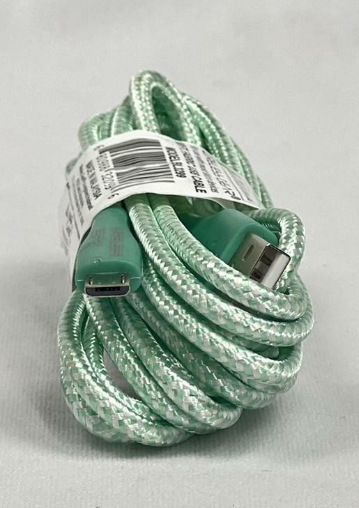 10ft Micro USB Cable – Charge & Sync - Green