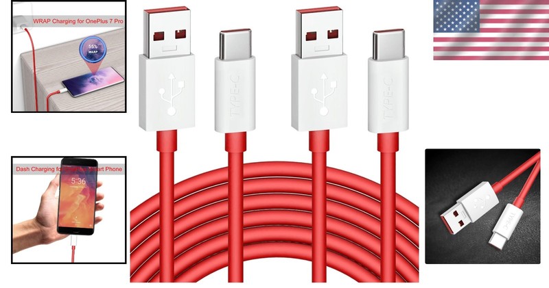 6FT USB Type C Charging Cable 2-Pack for OnePlus - Rapid 80W Power Delivery gallery