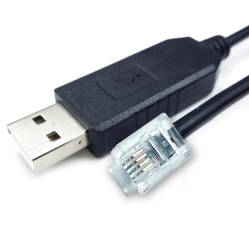 RJ11 Control Cable for Skywatcher HC USB to RJ11 Console Cable for Skywatcher...