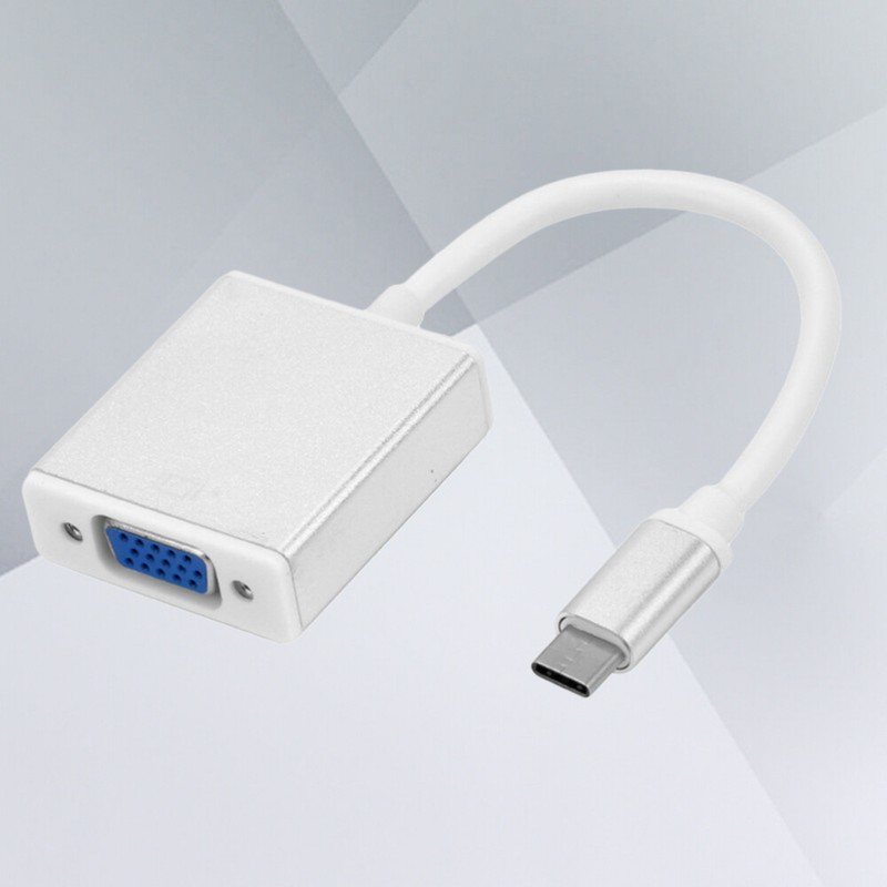 Type-C to VGA Converter Usb-tovga Adapters Display Cable for Monitor gallery