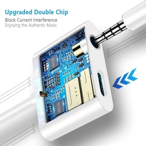 USB-C Headphone Adapter Earphone 3.5mm Jack Type-C Charger Port Splitter gallery