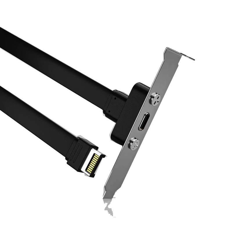 20Gbps USB 3.2 USB Type C Back Panel Type C Female to 20-pin USB Type-E A-Key…