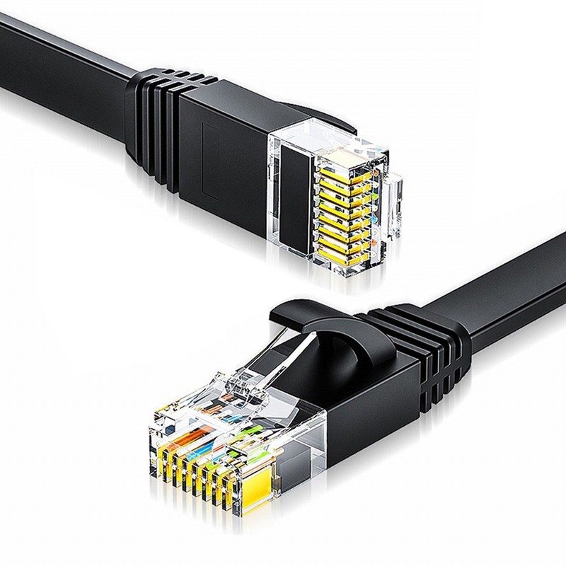 Chenyang Ethernet Ultra Slim Flat Cable UTP Cat 6 RJ45 Network Cable Cord