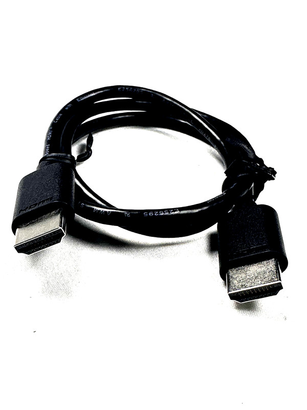 2ft HDMI male to HDMI male black cable