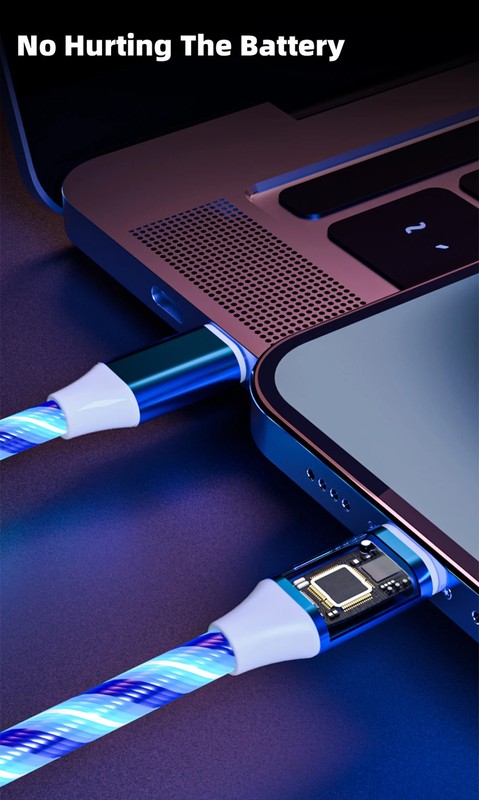 3 in 1 USB Cable for iPhone Fast Charger Charging Cable For Android phone type c gallery