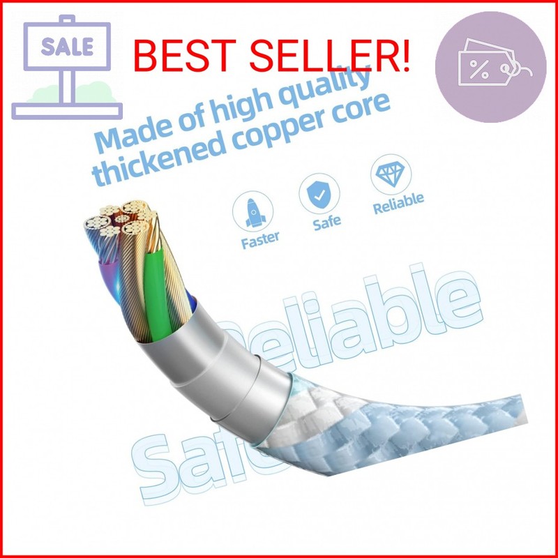 USB C to Lightning Cable 3 Pack 6FT Apple MFi Certified iPhone Fast Charger Fast gallery