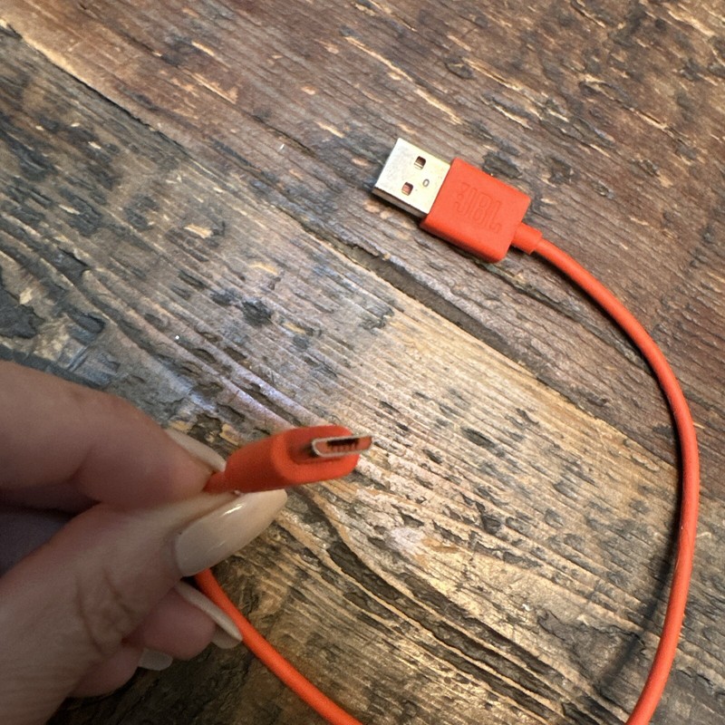 USB Charger Cable Cord for JBL Flip 4 3 2 Bluetooth Speaker Orange gallery