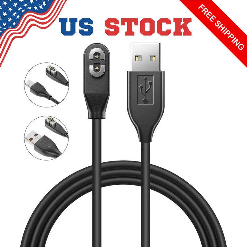 USB Magnetic Charging Cable Cord for After-Shokz Aeropex Open Run/Comm Headphone