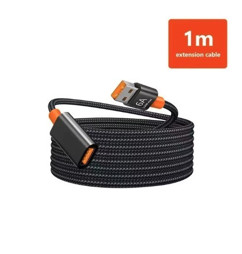 6A USB 3.0 2.0 Extension Cable Fast Data Sync Charging Cord 1m / 1.5m Black gallery