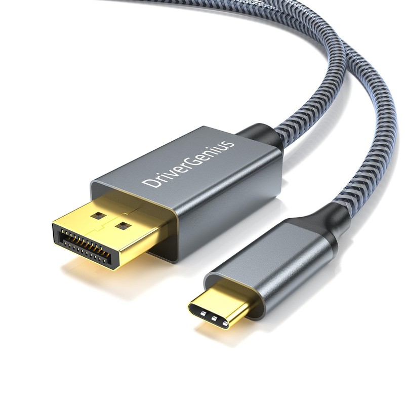 Vertex-X86 USB-C to DisplayPort 8K Cable (6ft, 1-Pack)