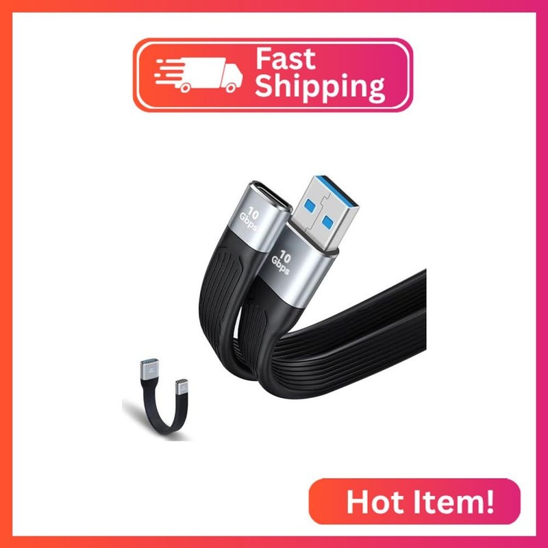 USB C to USB 3.0 Adapter,10Gbps USB C Male to Type C Female Adapter OTG Bidirect