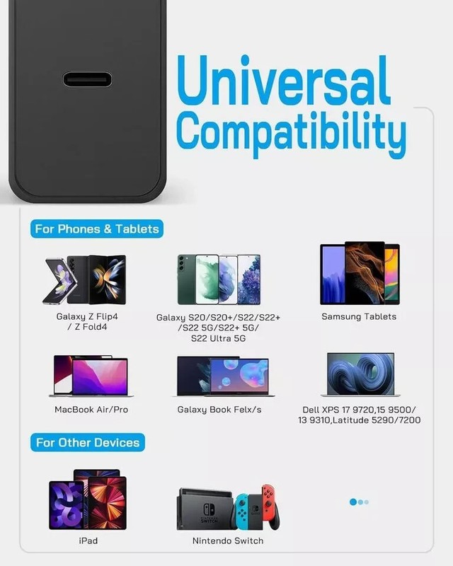 OEM Samsung 45W USB-C Super Fast Charging Wall Charger with Type-C Cable gallery