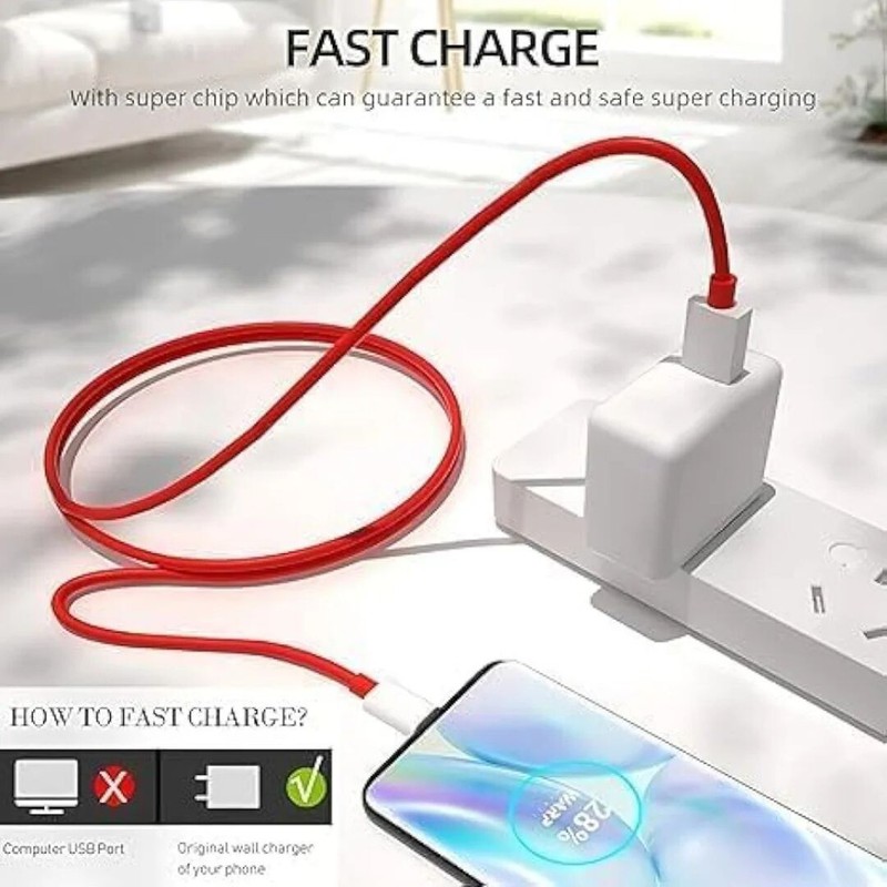 Original 80W USB Type C Data Sync Fast Charging Charger Cable for one plus 12 gallery