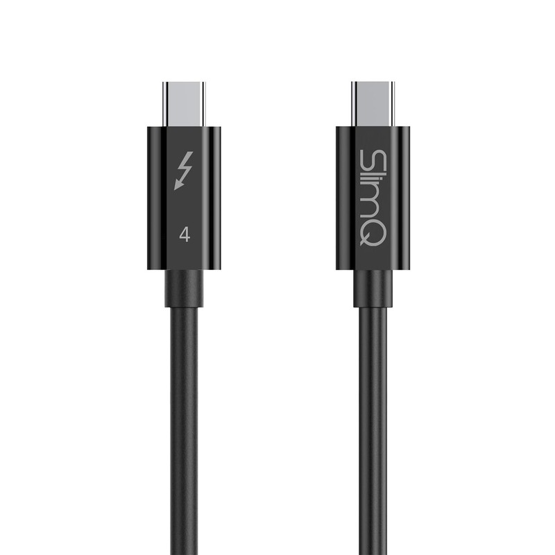 SlimQ USB C Cable Compatible with Thunderbolt 4 Devices - 240W Charging - 40G...