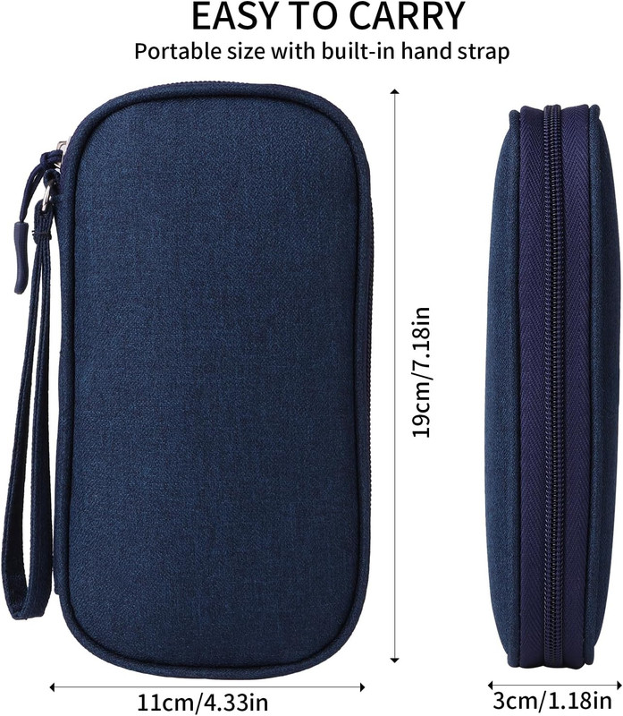 Travel Cable Organizer, Electronics Accessories Bag for Charger, Phone, Memory C gallery