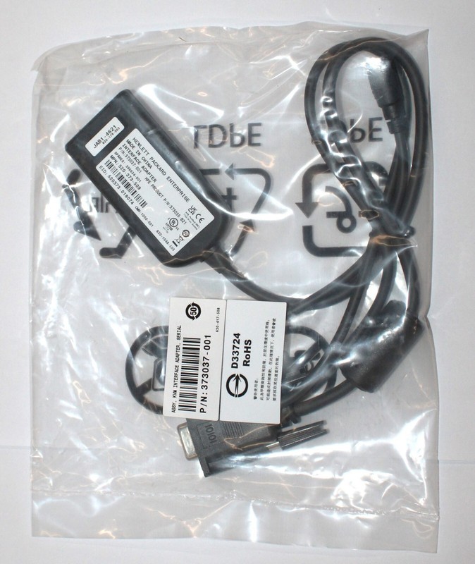 HP | 373035-B21 | 373037-001 | CAT5 KVM Serial Interface Adapter - NEW SEALED gallery