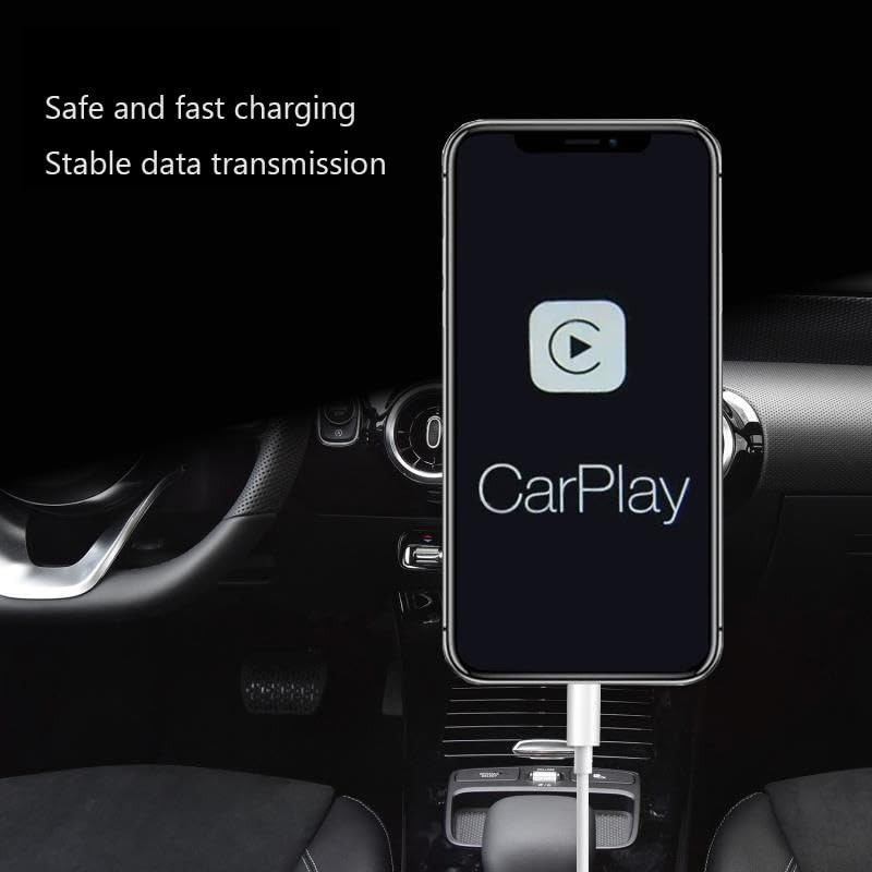 Car Carplay Cable For iPhone 17 15 16 Air Pro Max USB A to Type C 3FT Black gallery