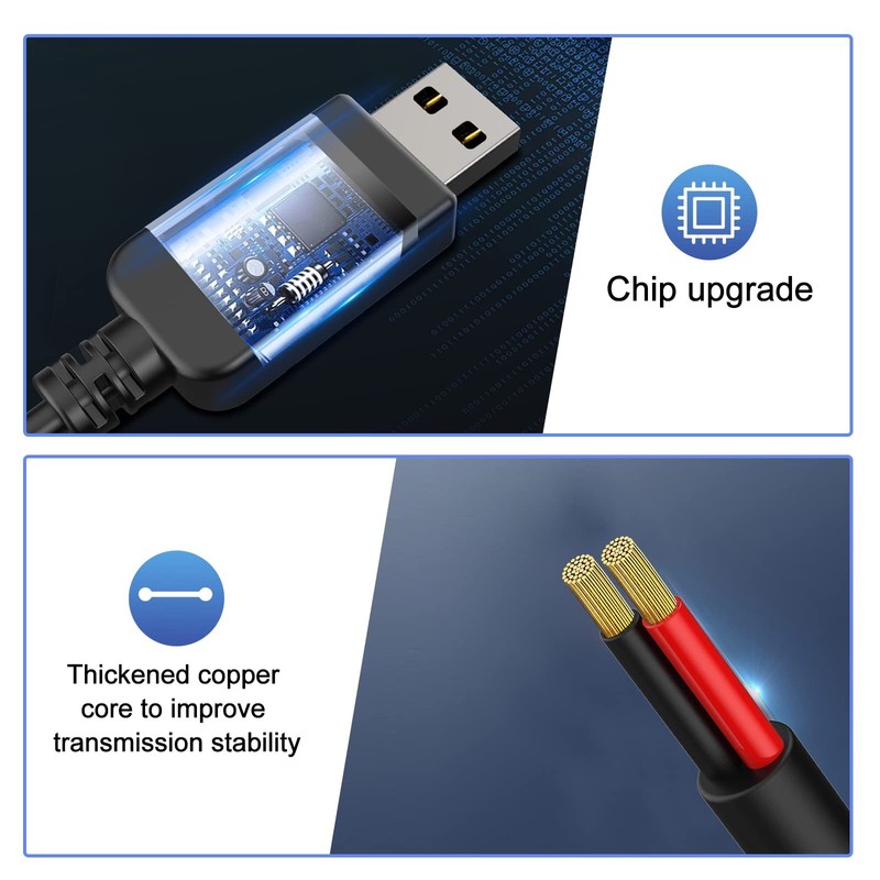Radar Detector Cable, USB to RJ11 Plug Cable,Power Line of Radar Detector,for... gallery
